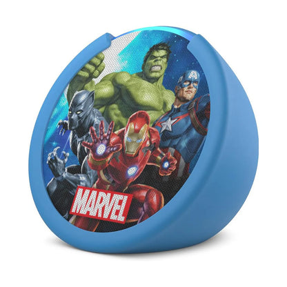 Amazon Echo Pop Kids Marvel’s Avengers Edition Smart Speaker with Alexa & Parental Controls