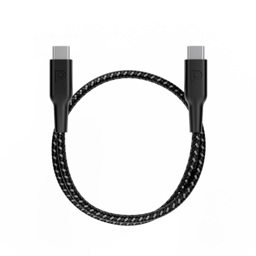 Powerology Braided USB C-C 30cm Cable