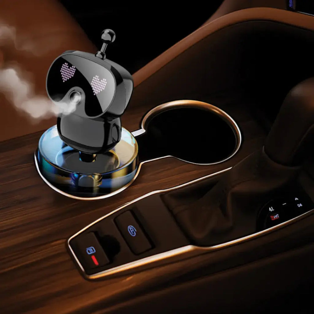 Porodo Lifestyle Robovibe Smart Car Aroma Diffuser - Black