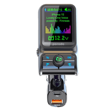 Porodo Dual Port Car Charger FM Transmitter PD 36W QC 18W - Black