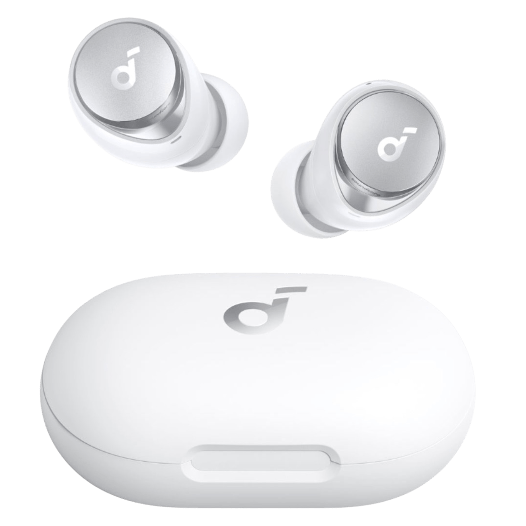 Soundcore by Anker Space A40 Long-Lasting Noise Cancelling Earbuds (White)