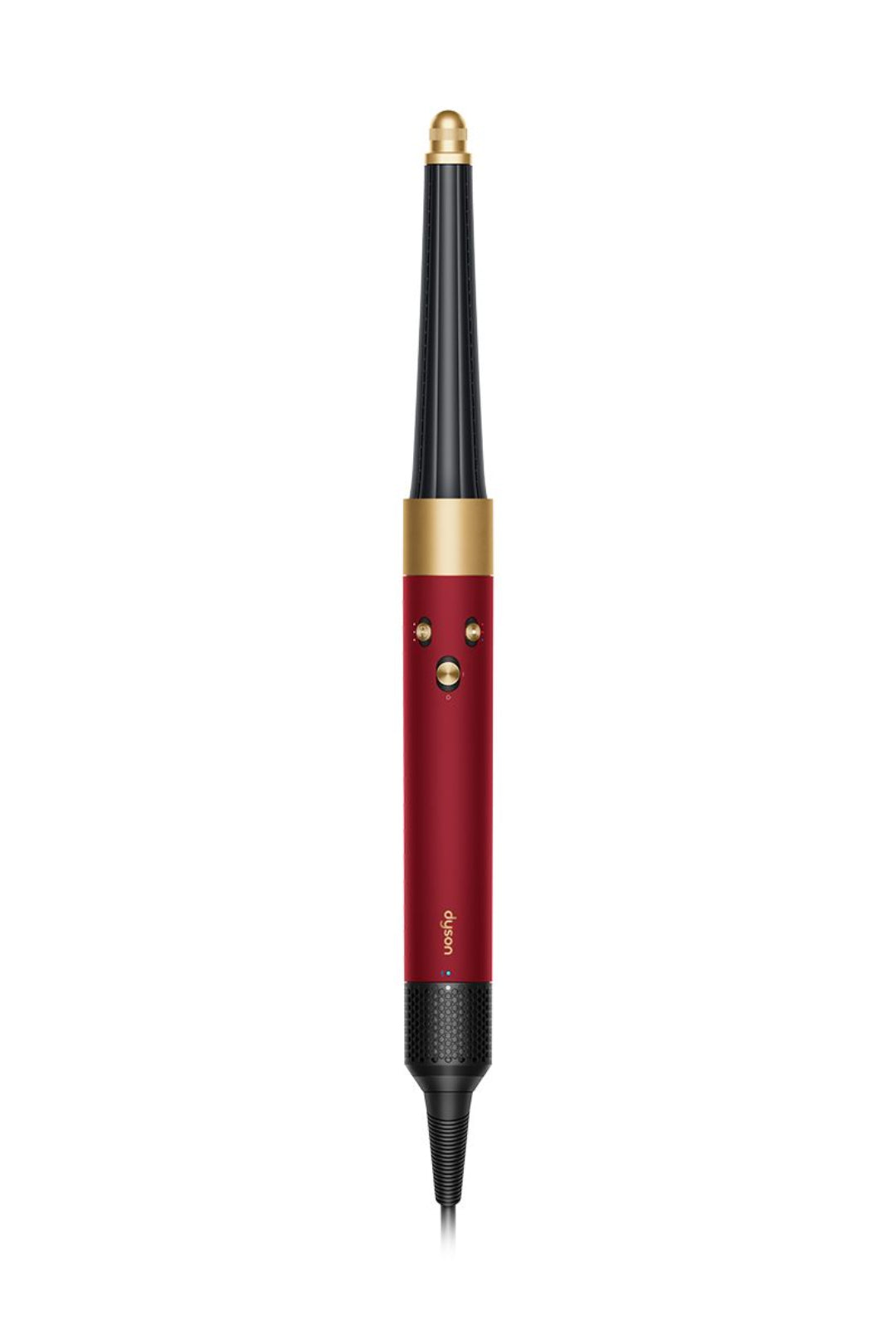 Dyson Airwrap i.d.™ – Advanced Heatless Styling with Bluetooth Control (HS08) Red Velvet/Gold