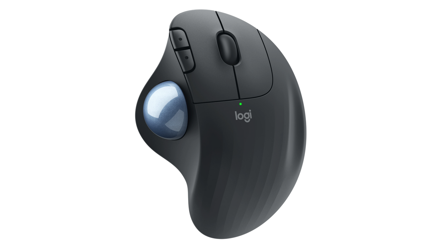 Logitech Wireless Trackball Mouse ERGO M575S Graphite