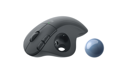 Logitech Wireless Trackball Mouse ERGO M575S Graphite
