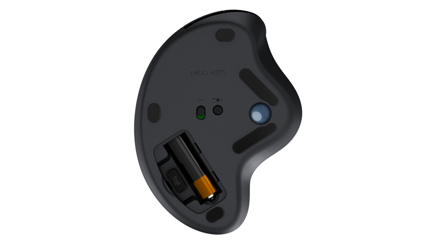 Logitech Wireless Trackball Mouse ERGO M575S Graphite