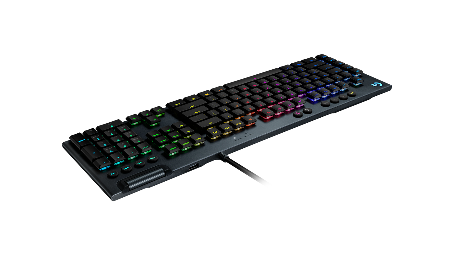 Logitech G815 LIGHTSPEED RGB Mechanical Gaming keyboard - GL - Carbon - US INTL - USB - INTNL