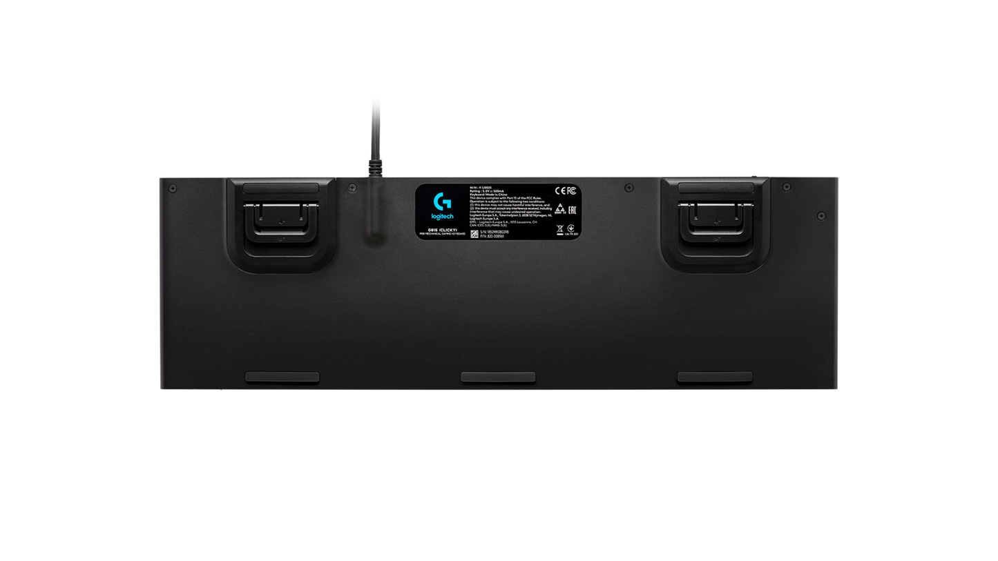 Logitech G815 LIGHTSPEED RGB Mechanical Gaming keyboard - GL - Carbon - US INTL - USB - INTNL