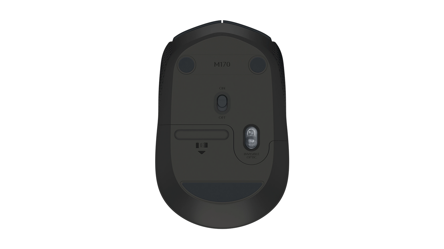 Logitech M170 Wireless Mouse - Grey - 2.4GHz