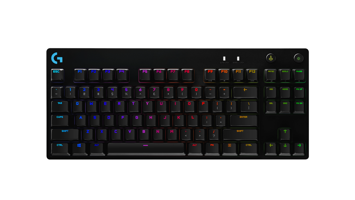 Logitech G PRO Mechanical Gaming keyboard - Black - US INTL - USB