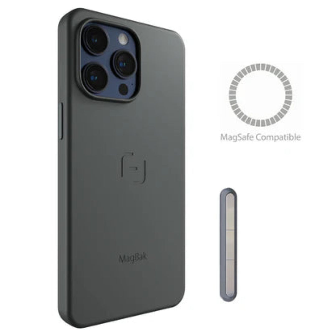 MagBak Cover + MagSticks for iPhone 15 Pro – Magnetic Mountable Case with Slim Protection