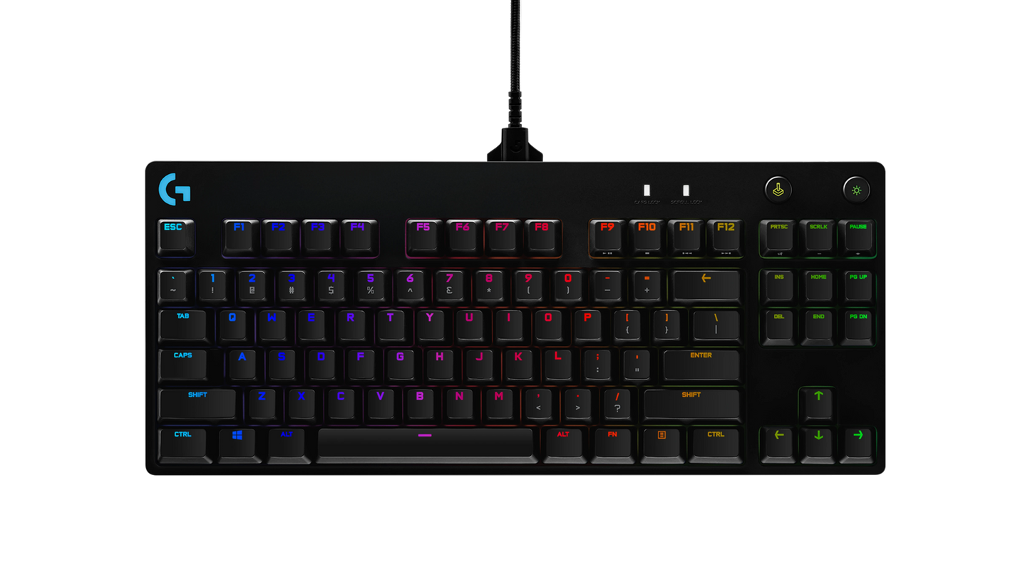 Logitech G PRO Mechanical Gaming keyboard - Black - US INTL - USB
